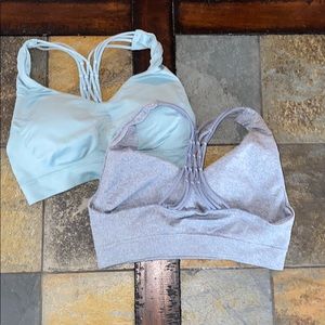 Sports Bras with Cross Back (2 pack)